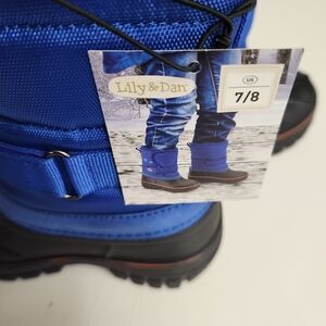 Lily & Dan Blue Winter Boots Sz. 7/8